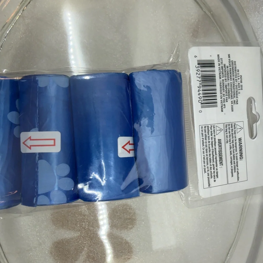 Greenbrier Blue Dog Waste Bags - 60 Pack